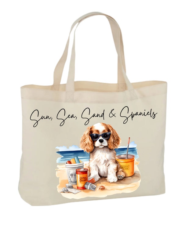 Cavalier King Charles Spaniel Canvas Tote Bag Cavalier King Charles Spaniel Canvas Tote Bag