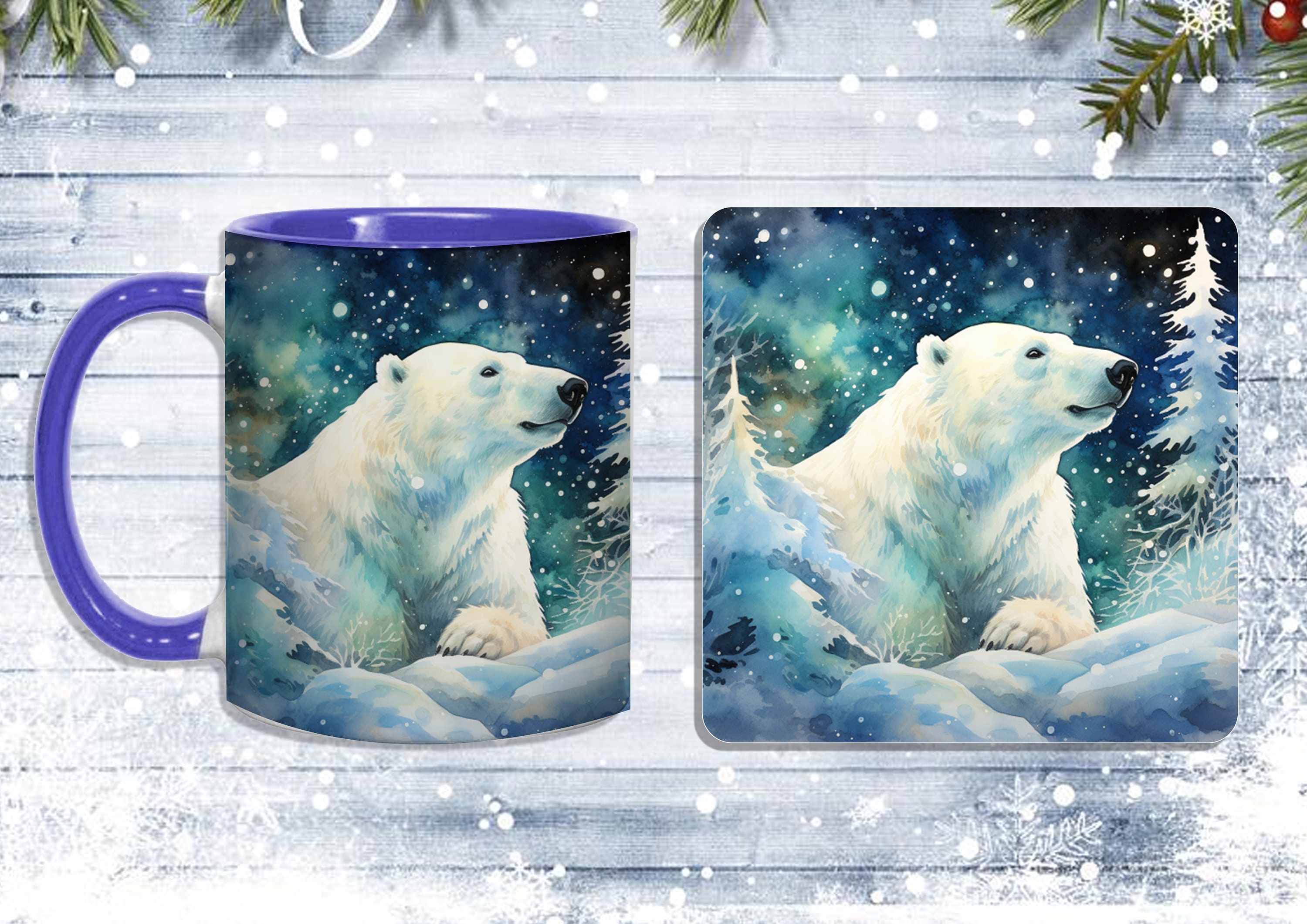Coffret cadeau moule à glace ours polaire avec pailles en acier Moule à  glaçons en silicone ours polaire -  France
