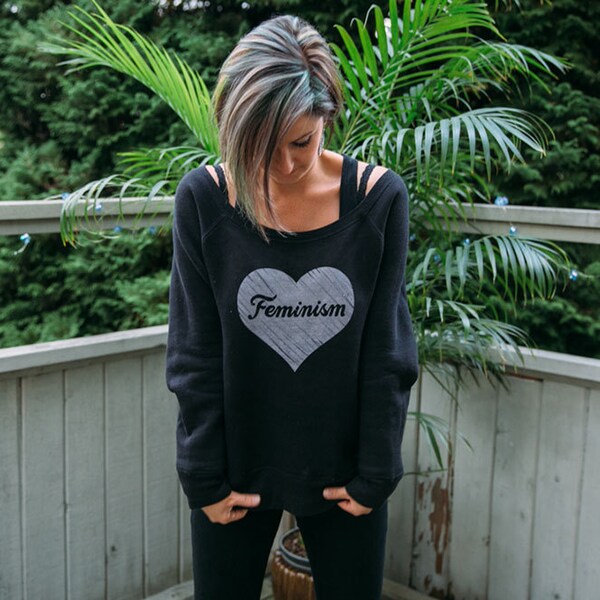 25% Off - I Heart Feminism Sweatshirt
