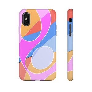 Stylish Phone Case with Abstract Design - Tough Cases, Trendy Gift, Protective Cover, Unique Style, Modern Art, Custom Phone Decor