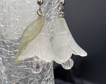 Crystal Bellflower Earring