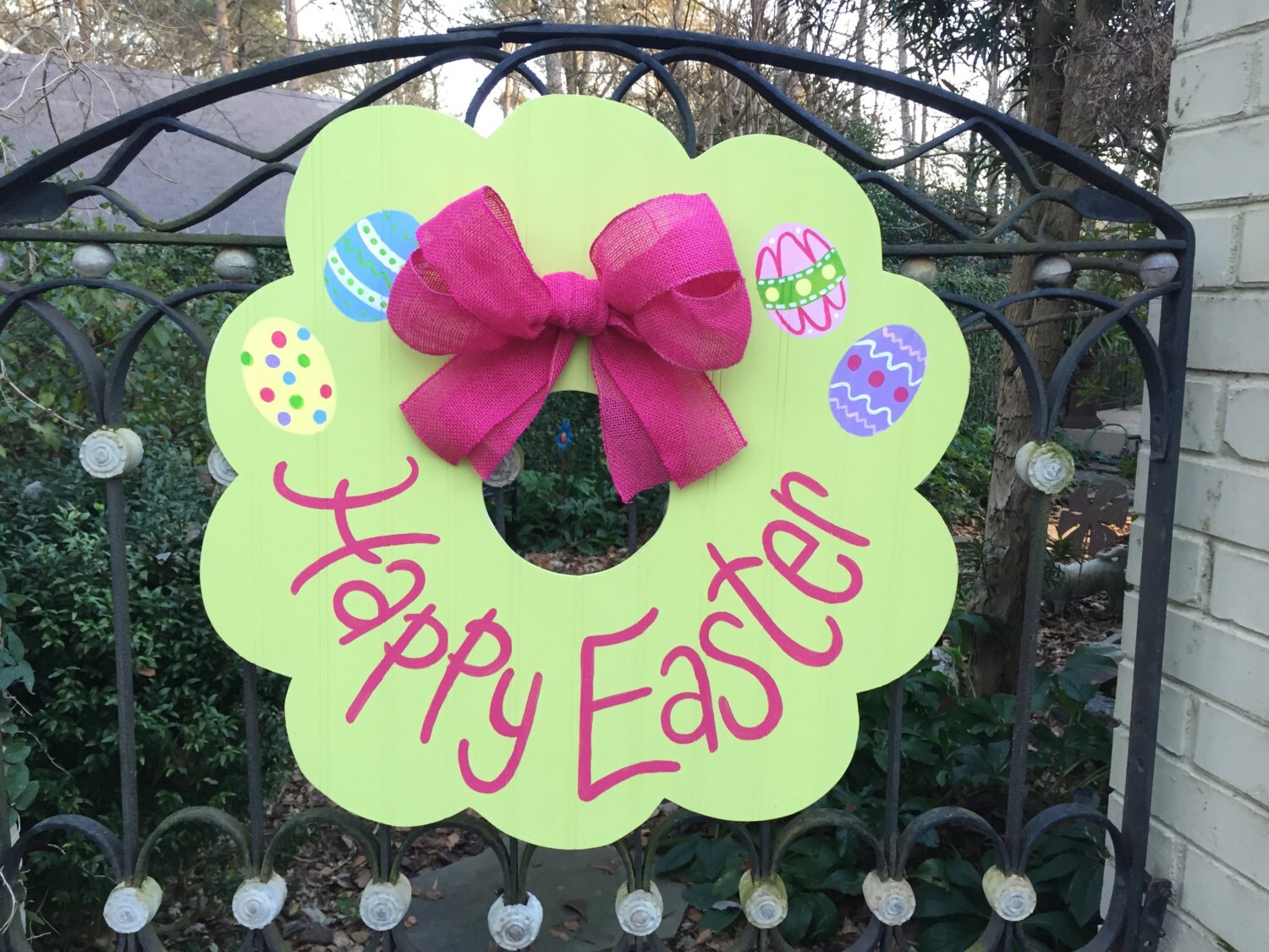 Easter Wreath Etsy