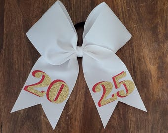 Graduation cap bow