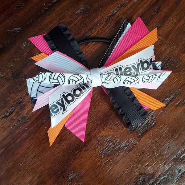 Custom Volleyball/Softball/Soccer Braid/Ponytail Bows