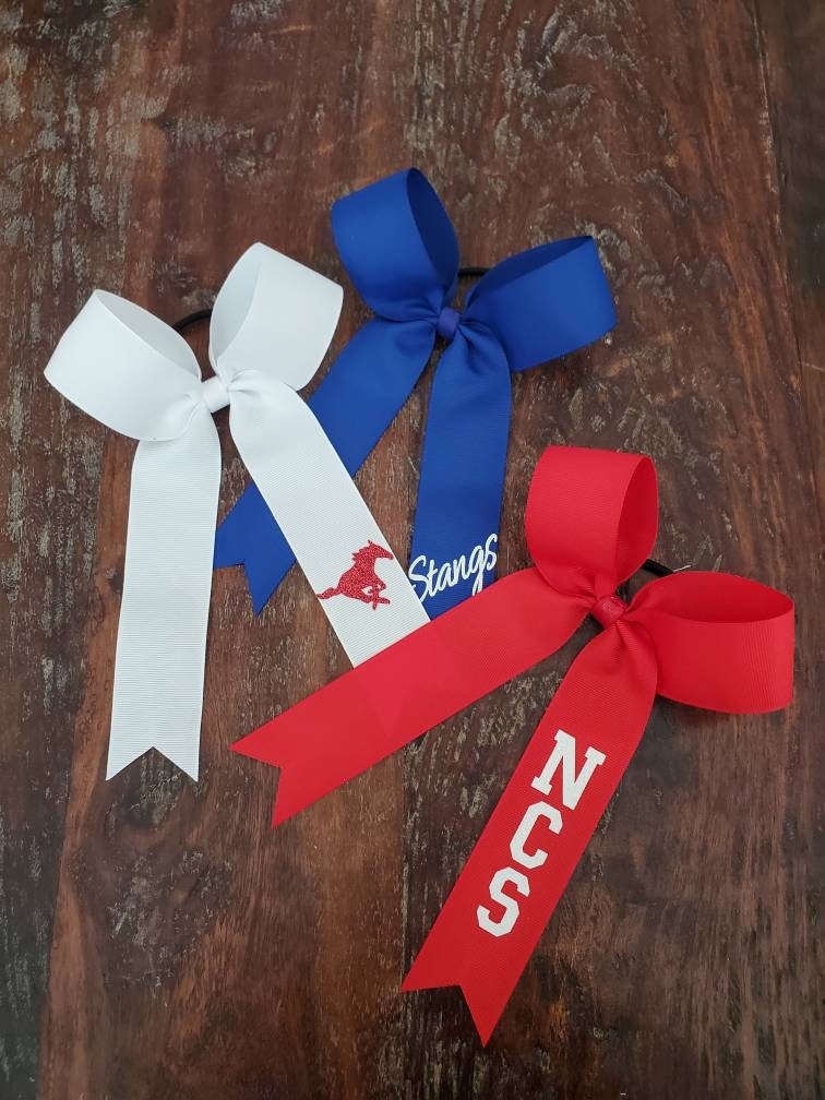Long Tailed Hair Ribbon With 1 Name on Tail - Etsy
