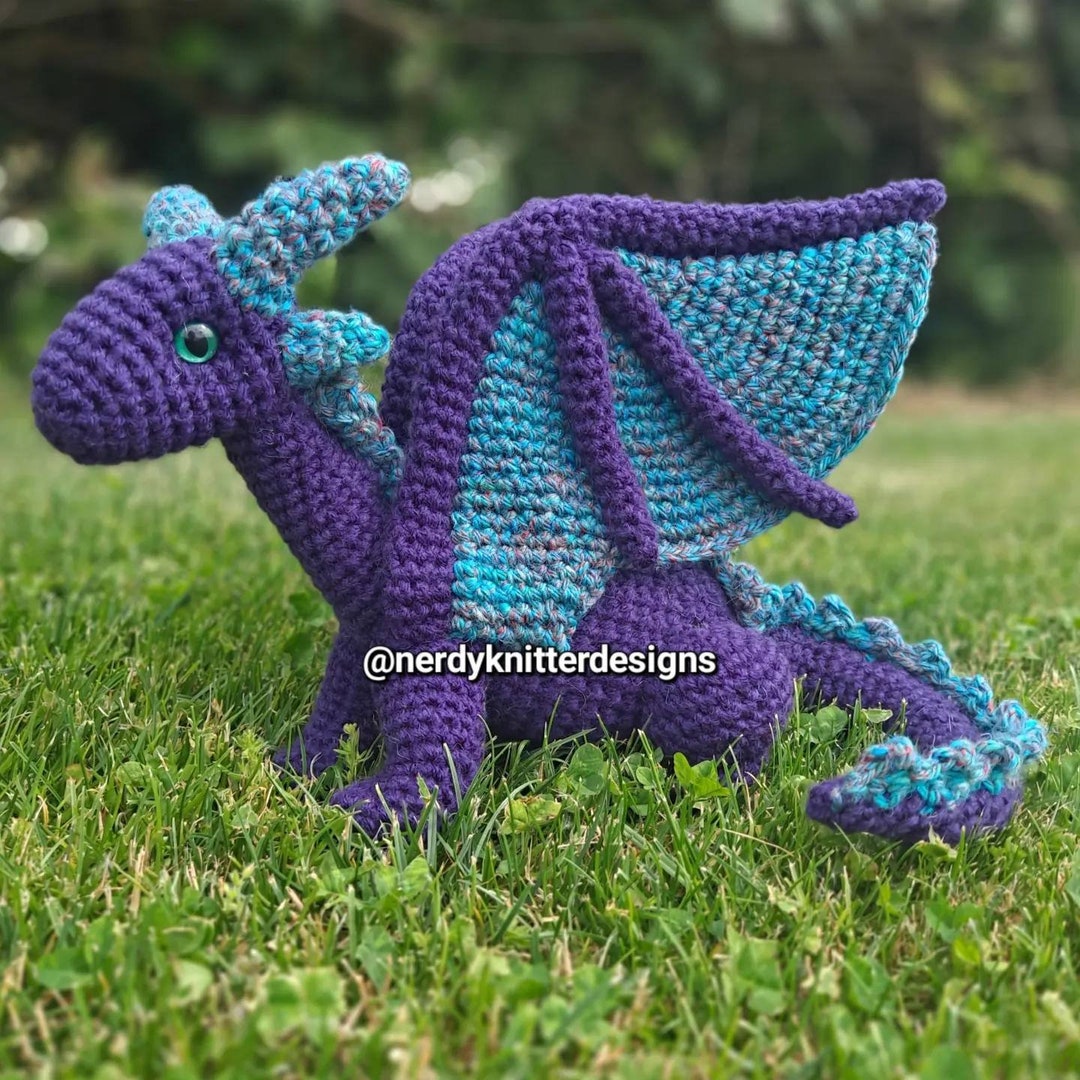 Rosa the Dragon Pattern - Etsy