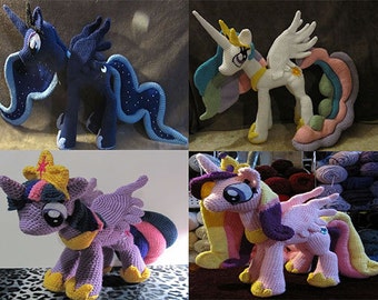 4-in-1 My Little Pony Princess Pattern Bundle