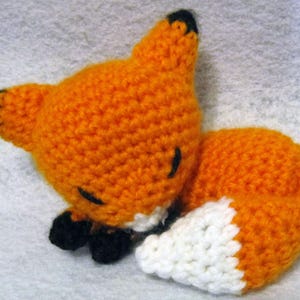 Motif renard amigurumi