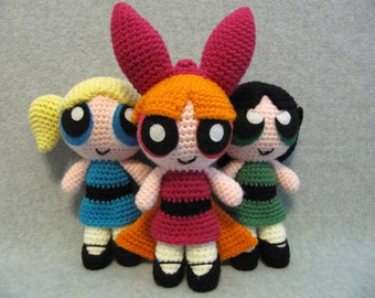 3-in-1 Super Power Girls  Pattern Bundle