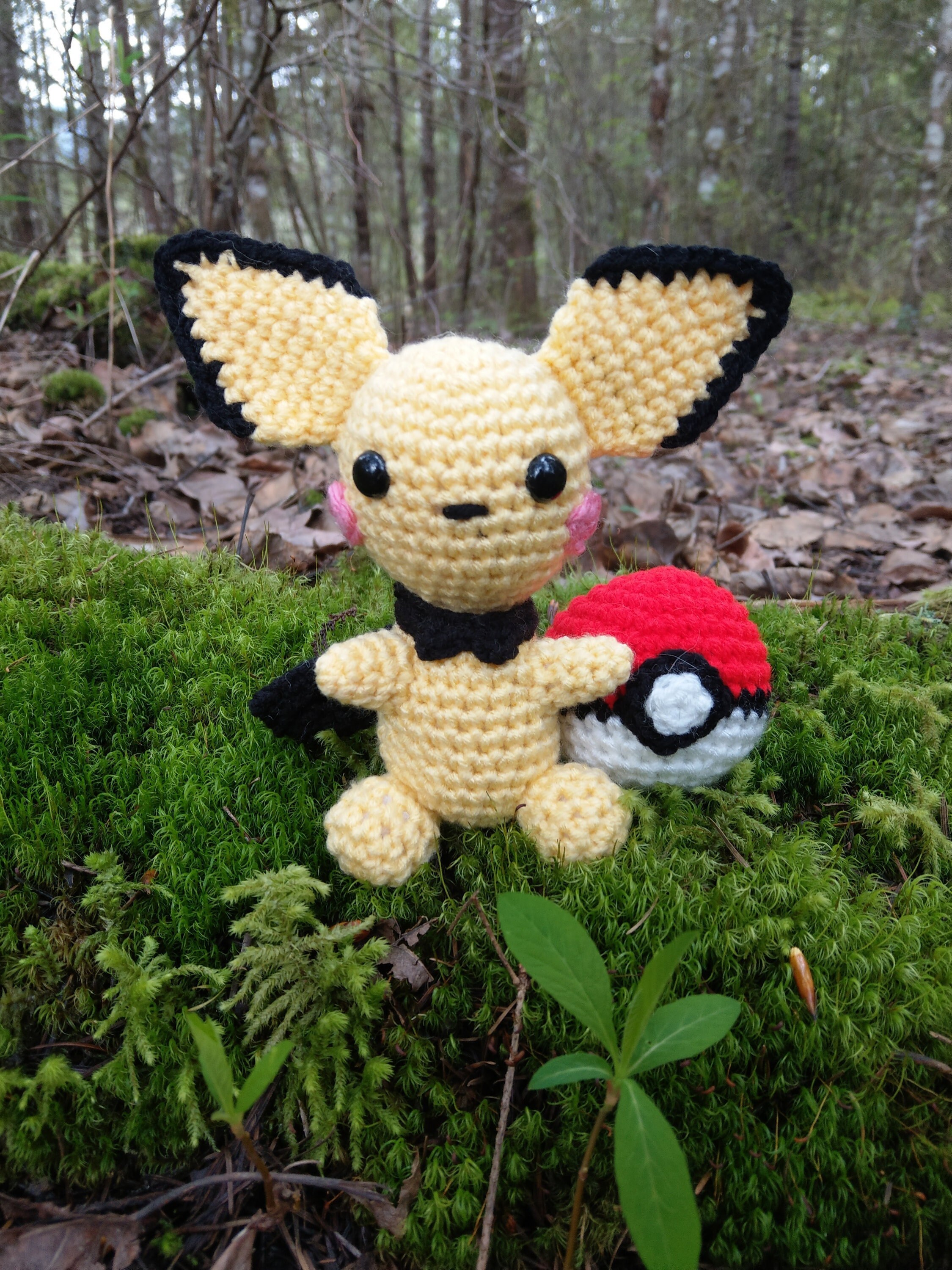 Chibi Pichu Pokemon Pattern