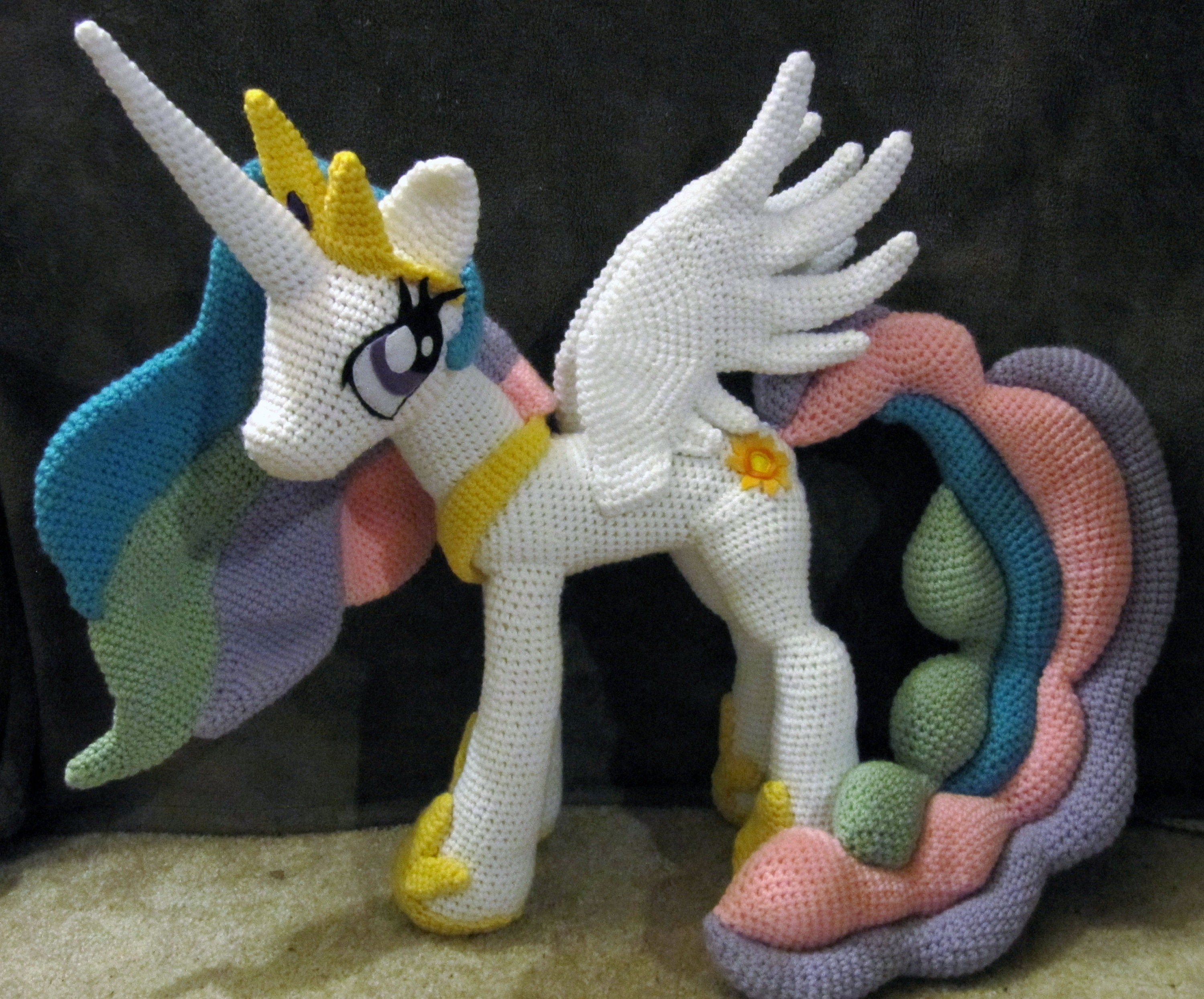 Princess Celestia Crochet Pattern My Little Pony - Etsy