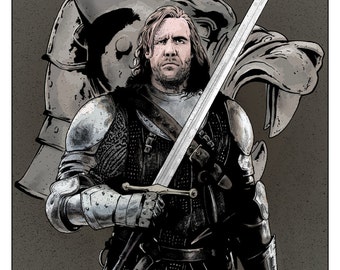 The Hound From Games of Thrones / Color Print