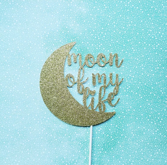 Moon of my life caketopper-Game of Thrones-GOT-wedding caketopper-engagement-love-valentine's day-cake decor-dessert topper-anniversary Il_570xn
