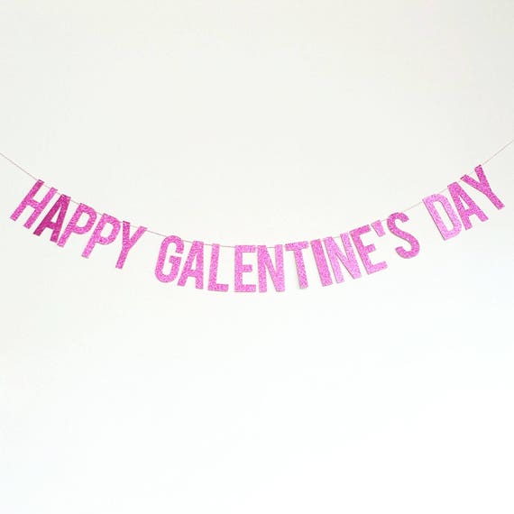 Happy Galentine S Day Banner Party Banner Wall Decor