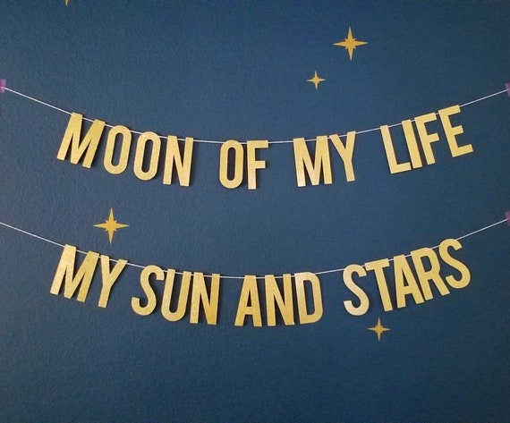 Game Of Thrones Banner Moon Of My Life My Sun And Stars Got Wall