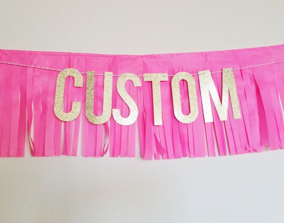 custom banner-party banner-garland-party decor-customizable banner-personalized banner-party decor-birthday-wedding-baby shower-bachelorette Il_570xn