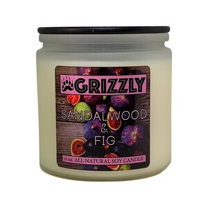 SANDALWOOD & FIG - 11 oz. Scented Soy Candle