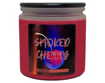 SMOKED CHERRY - 11 oz. Scented Soy Candle