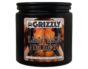 LEATHER DADDY - 11 oz. Scented Soy Candle