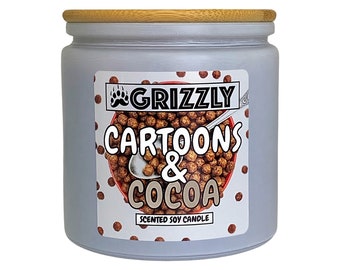 CARTOONS & COCOA - 11 oz. Scented Soy Candle