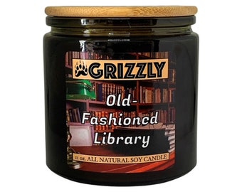 OLD- FASHIONED LIBRARY - 11 oz. Scented Soy Candle