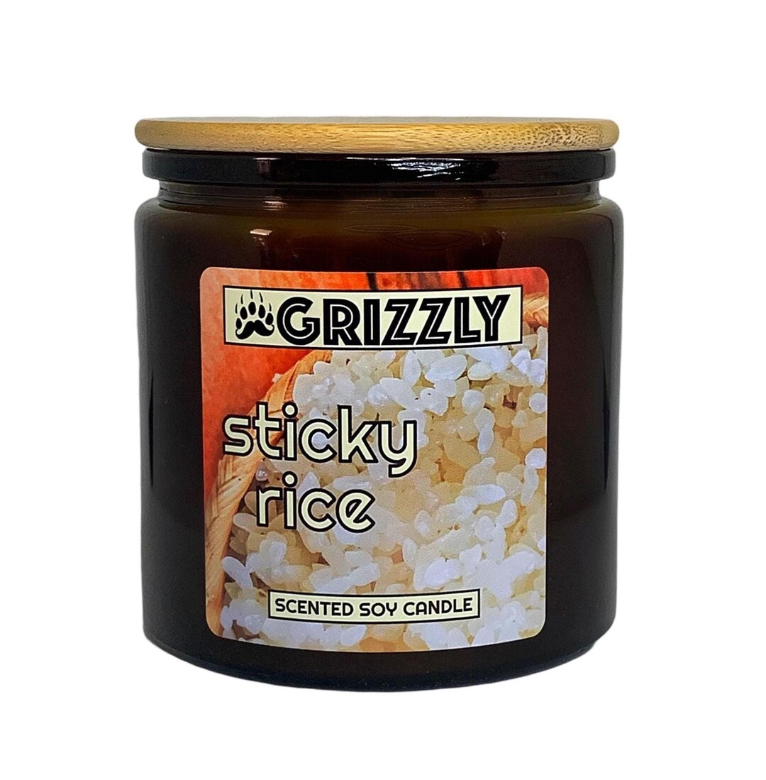 STICKY RICE - 11 Oz. Scented Soy Candle - Etsy