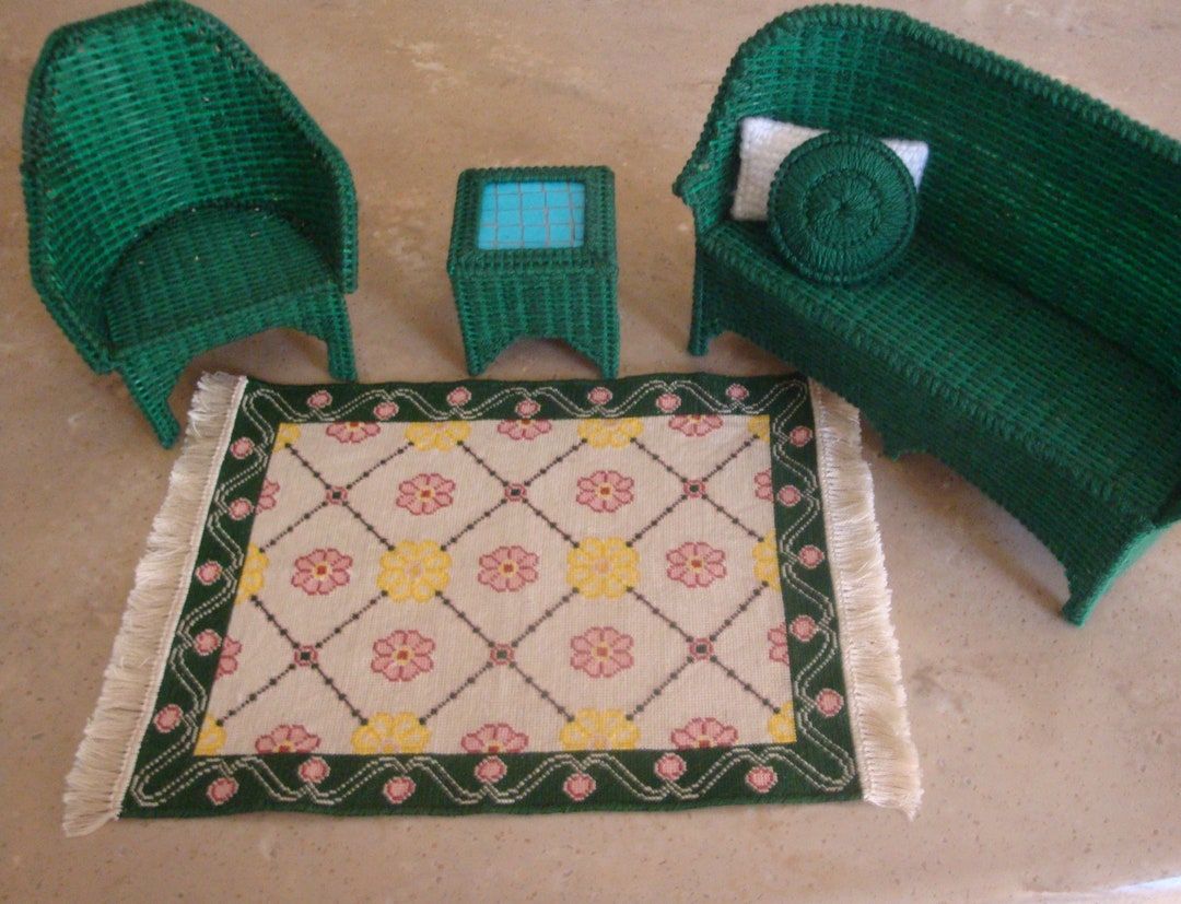 Hand Crafted Miniature Rugs Handmade Miniature Dollhouse Rug - Etsy