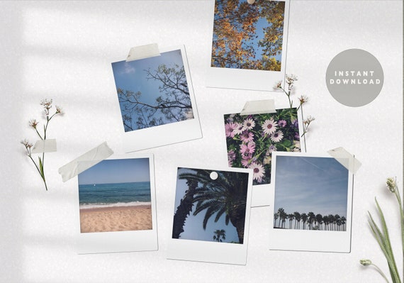 Printable Polaroids Summer Aesthetic Photos Instant | Etsy