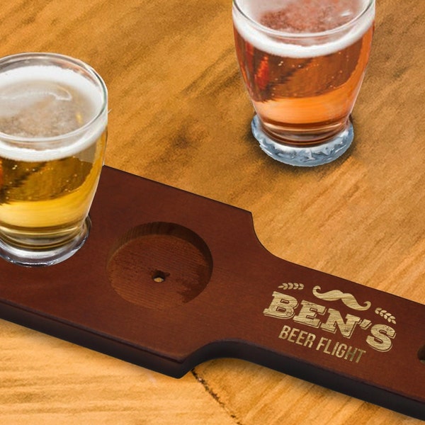 Beer Flight Tasting Paddle Etsy