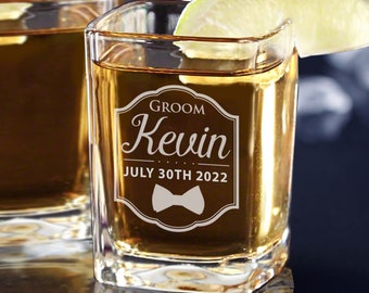 Best Man Shot Glass, Maid of Honor Proposal, Groomsmen Shotglass, Bridesmaid Shot Glasses, Square Shot Glasses, Wedding Party Shot Glasses