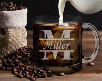 Glass Coffee Cup, Custom Mug Clear, Coffee Mug Clear, Glass Tea Mug, Glass Coffee Mug Personalized, Customized glass cup, Tea Cup Glass
