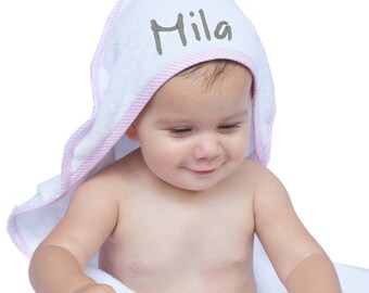 Personalized Hooded Bath Towel Hooded Towel Baby Boy Baby Etsy