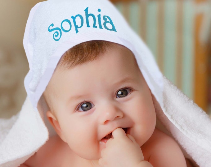 Baby printed bath towel with hoodie main image 0
