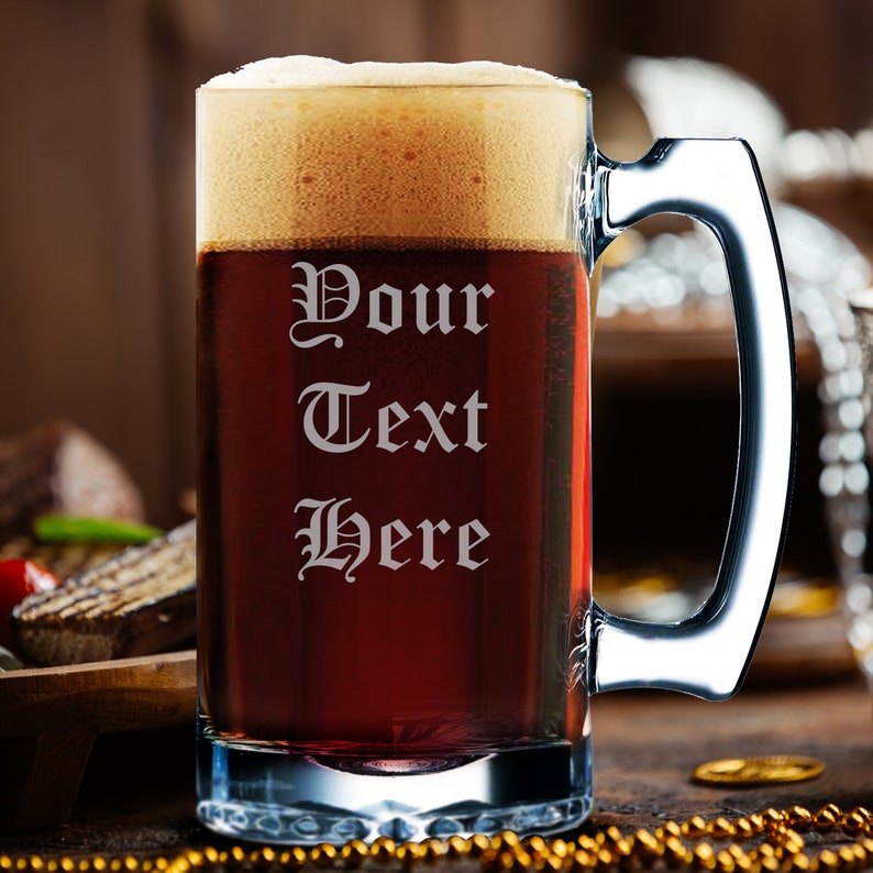 Personalized Beer Mug Custom Beer Mug With Name Engraved Etsy