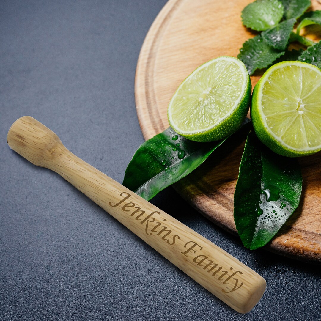 Mojito Muddler, Personalized Muddler, Wood Cocktail Muddler, Custom