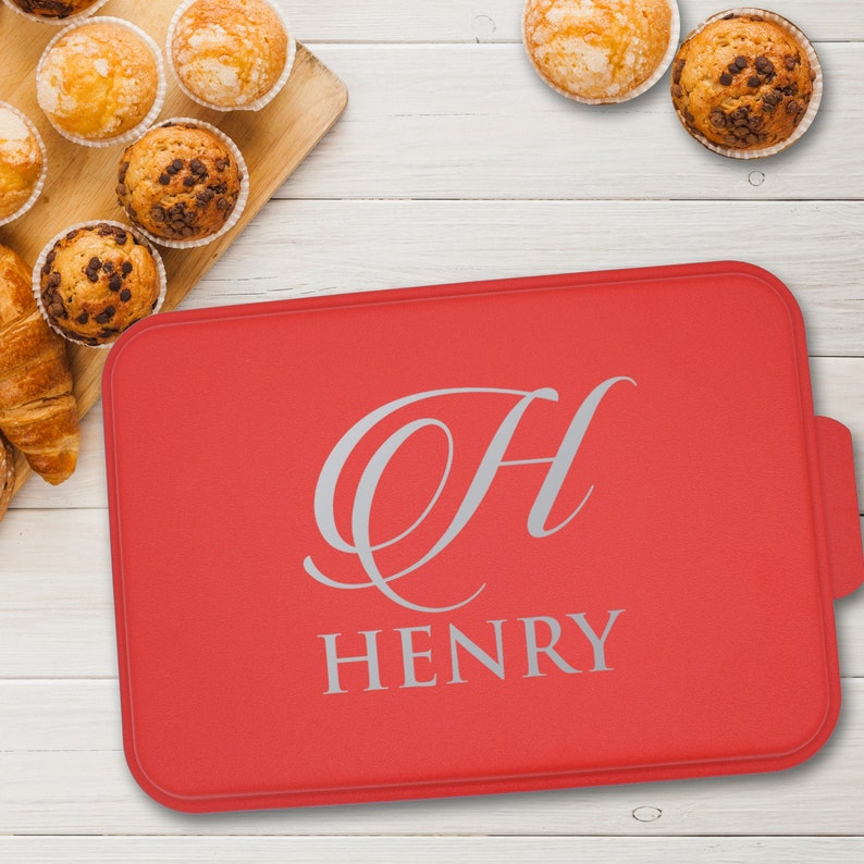 Personalized Cake Pan Custom Engraved Baking Dish Baking Pan image 2