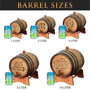 Personalized Wedding Party Mini-Oak Whiskey Barrels Groomsmen Gift Wedding Party Gift Engraved, Customized, Monogrammed for Free image 4