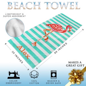 Kids Beach Towel, Beach Towels for Kids, Personalized Kids Beach Towel, Gifts for Kids, Birthday Gifts for Kids, Gifts for Girls and Boys image 3