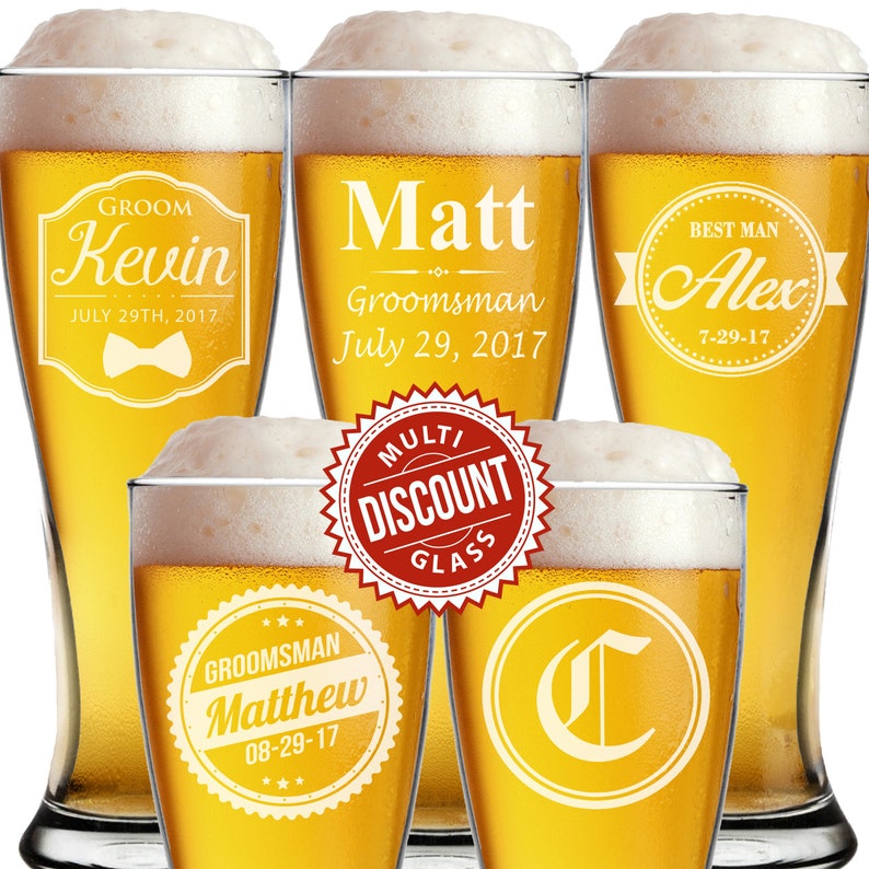 Personalized Beer Glasses Engraved Beer Glass Monogram Beer Etsy