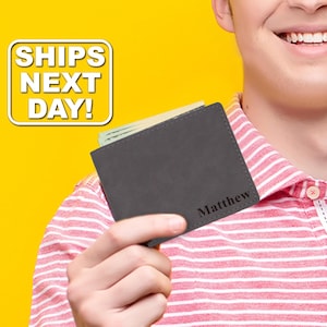 Billetera plegable personalizada para niños, billetera para adolescentes grabada, billetera para niños, billetera de regalo para adolescentes, billetera plegable para adultos jóvenes, regalo para adolescentes