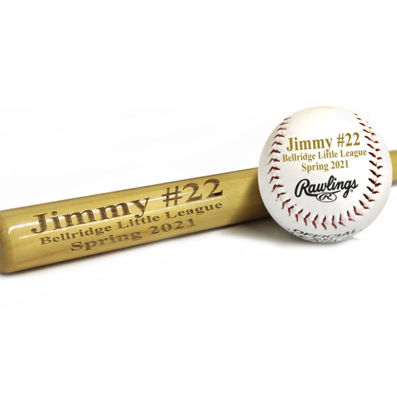 Engraved Baseball Bat Gift for Ring Bearer Baseball Gifts Etsy