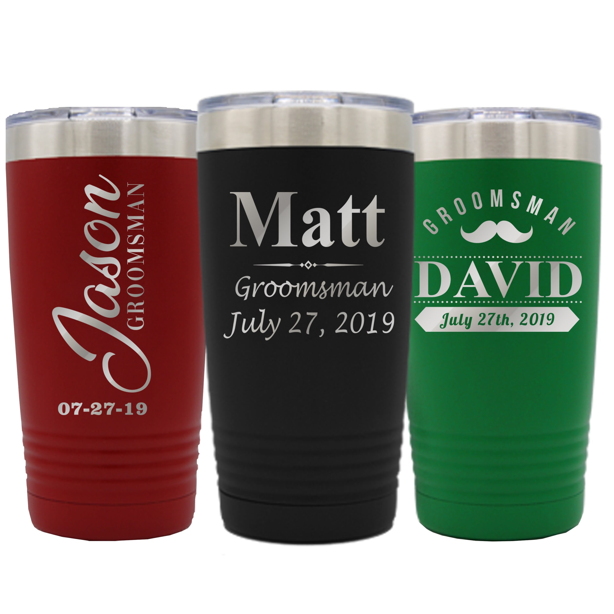Personalized Tumblers for Groomsmen Bachelor Party Tumbler Etsy