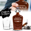 Personalized Glass Flask, Swing Top Bottle, Groomsmen gift, Groomsmen Flask, Personalized Flask, Engraved Flask, Hip Flask, Custom Flask