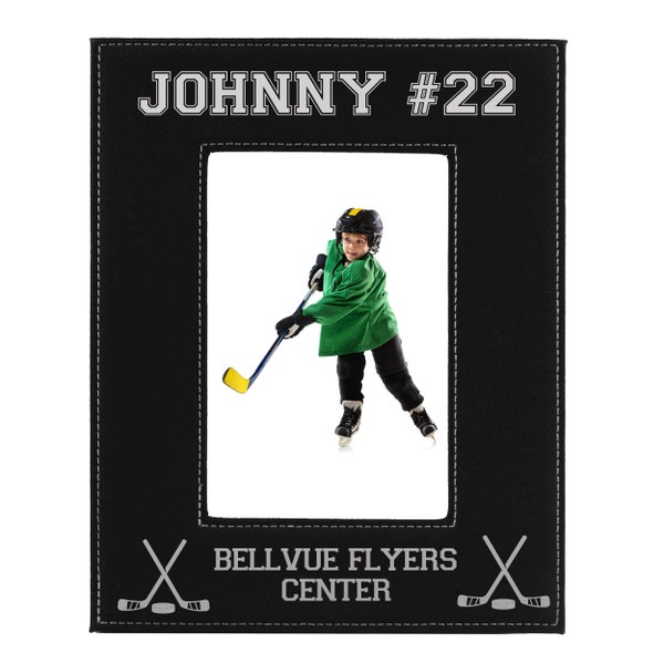 Hockey Coach Gift, Hockey Picture Frame, Hockey Photo Frame, Custom Hockey Frame, Custom Hockey Gifts for Boys, Hockey Coach Frame