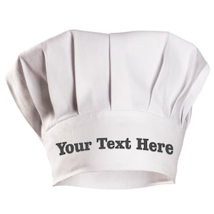 Personalized Chef Hat, Custom Embroidered Chef Hat, Chef Gift, Barbeque Chef Hat - Sushi Chef Hat, Cook Hat Gift, Sous Chef Gift