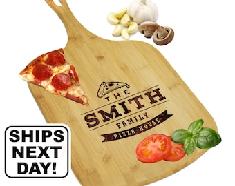 Pizza Peel, Personalized Pizza Board, Wood Pizza Paddle, Custom Pizza Peel, Pizza Lovers, Personalized Pizza Gifts, Pizza Cutter and Paddle
