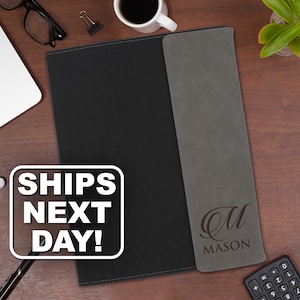 Regalo de graduación personalizado, portafolios grabado, regalo de empresa, regalo de jefe con monograma para maestros, estudiantes, profesionales, directores ejecutivos, graduados