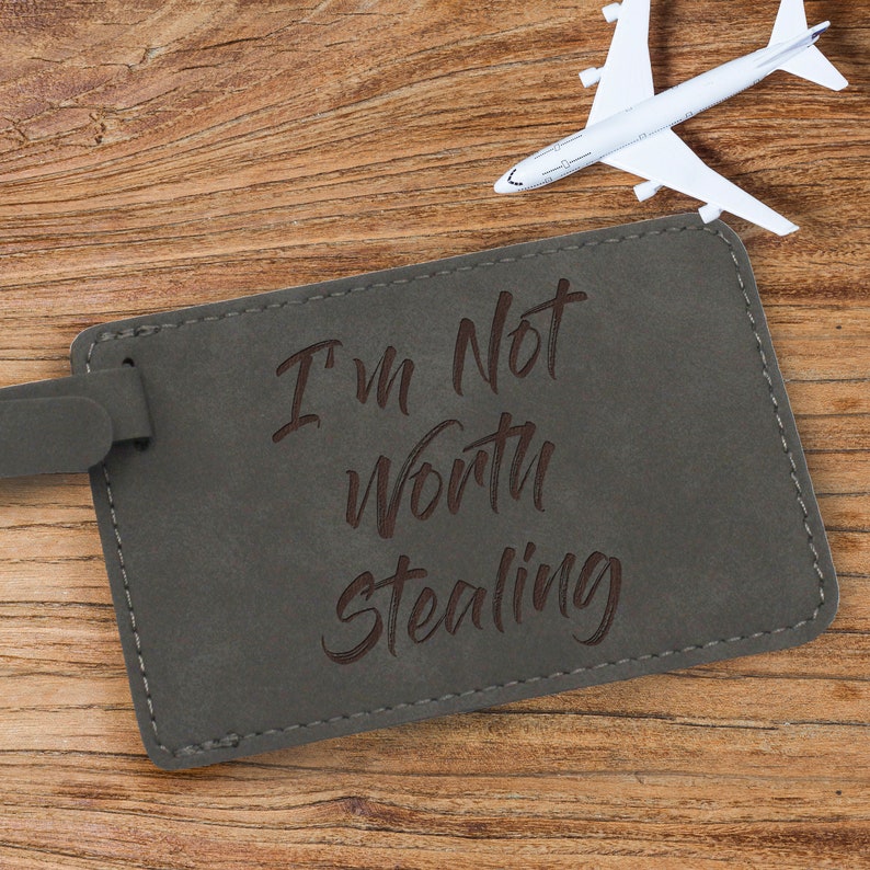 Funny Luggage Tags Luggage Tags Personalized Custom Luggage Etsy