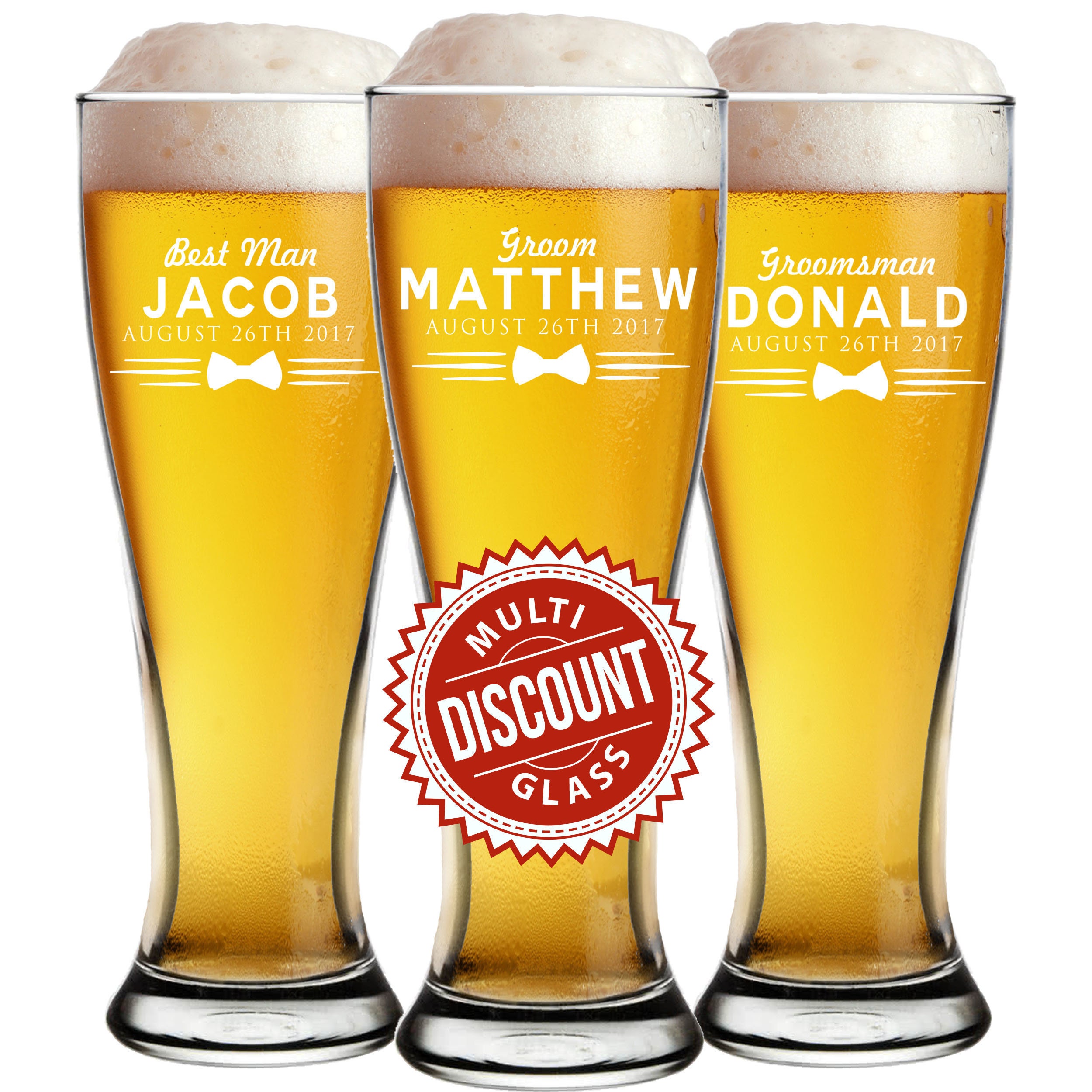 Personalized Pilsner Glass Engraved Beer Glasses Custom Beer | Etsy