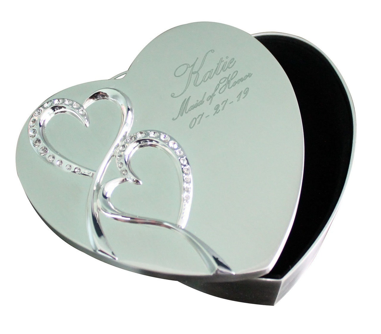 Personalized Jewelry and Keepsake Box Bridesmaid Gift Etsy